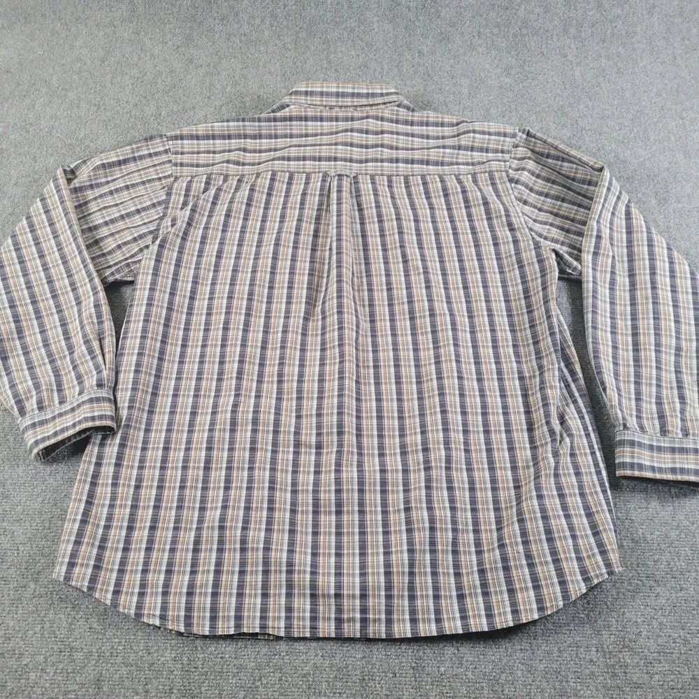 The North Face Shirt Men's Size‎ XL Plaid  Long Sleeve Button Down Left Pocket